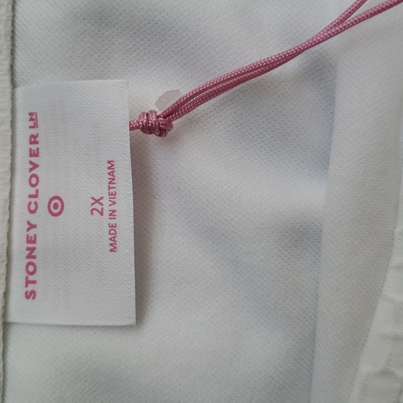 NWT Stoney Clover mid-rise cheeky white swimsuit bottom 2X - Picture 4 of 6